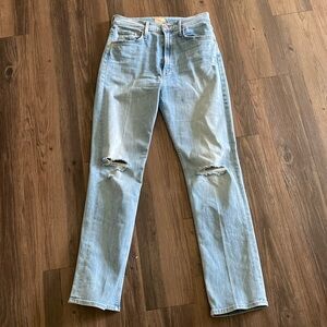 MOTHER High Waisted Rider Skimp Dreamer Size 28